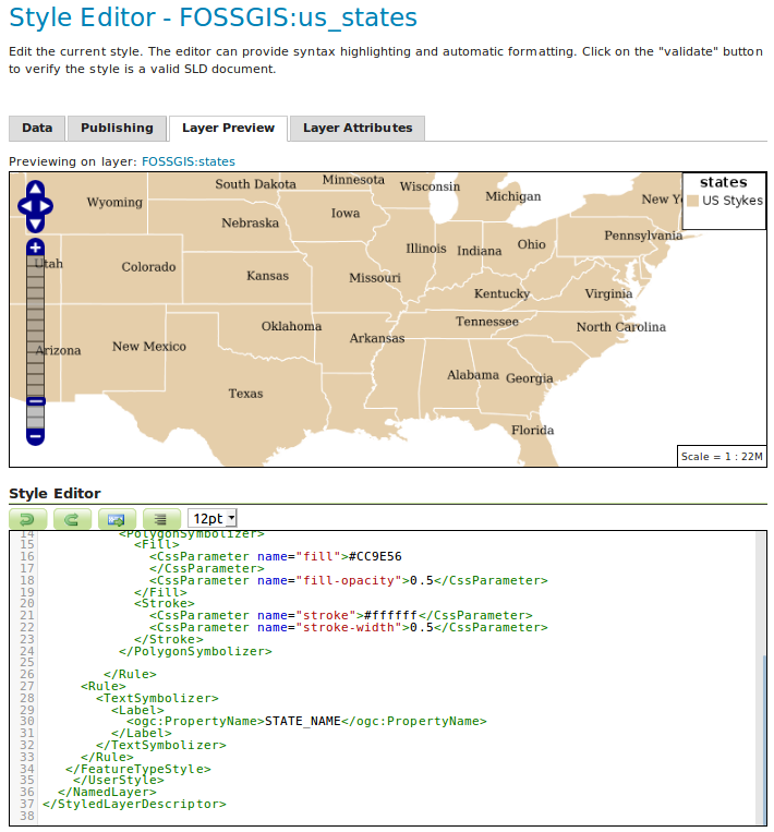 Example GeoServer-Style